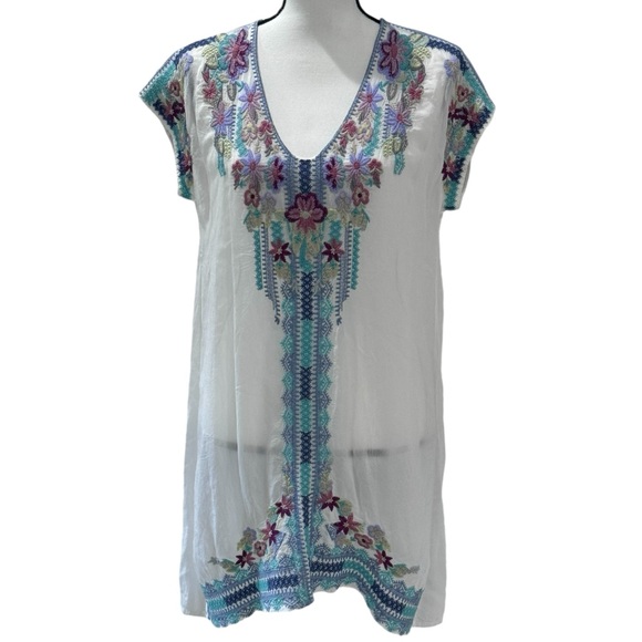 Johnny Was Embroidered Tunic Small - Picture 9 of 9